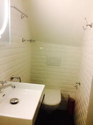 Salle de bains dans l'établissement Saint André des Arts
