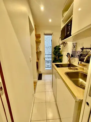 Cuisine ou kitchenette dans l'établissement Cozy nest