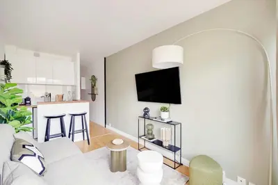 Télévision ou salle de divertissement dans l'établissement Cozy Studio 2P – 16th Paris, near Eiffel Tower