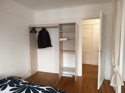 Un ou plusieurs lits dans un hébergement de l'établissement Visitor's house