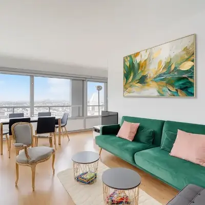 Eiffel Tower Grand Appartement 3 Chambres Panoramique Paris Vue with Parking