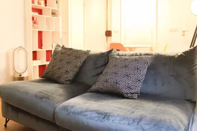 Coin salon dans l'établissement Studio lumineux et central pour 4 à Paris