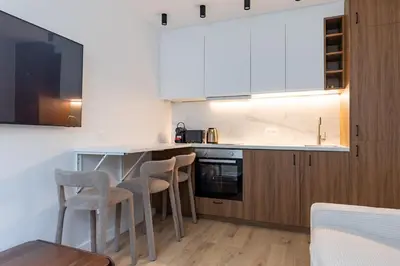 Cuisine ou kitchenette dans l'établissement Charming Apartment 4 stars near Montmartre & Metro