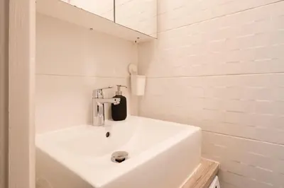Salle de bains dans l'établissement Studio de charme Republique