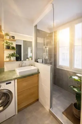 Salle de bains dans l'établissement Le Poétique - Paris 12