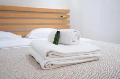 Un ou plusieurs lits dans un hébergement de l'établissement Charmant appartement centre Paris 2 - 2P