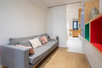 Coin salon dans l'établissement Charmant appartement centre Paris 2 - 2P