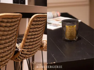 Boissons dans l'établissement Luxe sous les toits de Paris avec vue Tour Eiffel