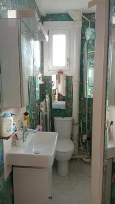 Salle de bains dans l'établissement Hébergement reposant 20