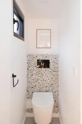 Salle de bains dans l'établissement Stylish 1BR Loft near Montparnasse