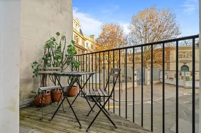 Balcon ou terrasse dans l'établissement The Poly Loft