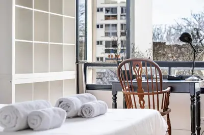 Balcon ou terrasse dans l'établissement Elegant Apartment Paris 16th - Near the Seine