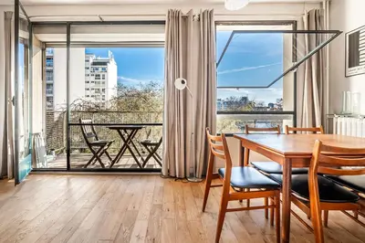 Balcon ou terrasse dans l'établissement Elegant Apartment Paris 16th - Near the Seine
