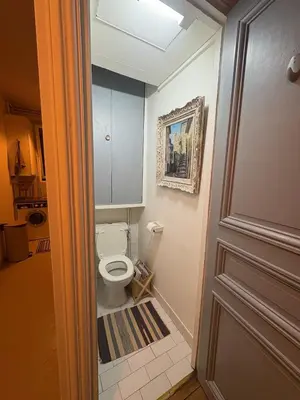 Salle de bains dans l'établissement Authentic Parisian apartment 12th arrondissement