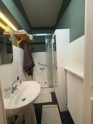 Salle de bains dans l'établissement Authentic Parisian apartment 12th arrondissement