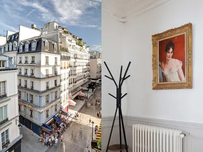 Plan de l'établissement Appartement de charme au coeur de Montorgueil