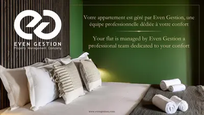 Un ou plusieurs lits dans un hébergement de l'établissement 0#2people#Wagram#1Bedroom#Ternes