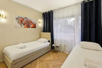 Un ou plusieurs lits dans un hébergement de l'établissement Eiffel Tower View - 3B - High-End Apartment
