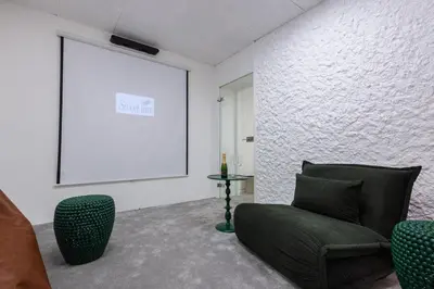 Coin salon dans l'établissement X#Prestige#ArcDeTriomphe#ChampsÉlysées#2Bedrooms#AC