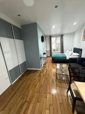 Coin salon dans l'établissement Lea appartement