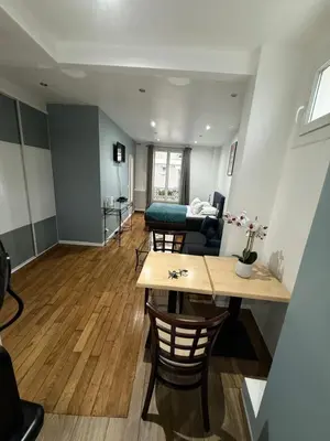 Coin salon dans l'établissement Lea appartement
