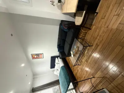Coin salon dans l'établissement Lea appartement