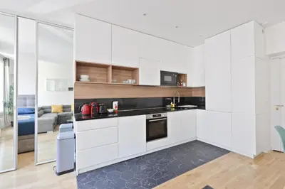 Plan de l'établissement Quartier Champs-Élysées 1 Bedroom Apartment Free Netflix