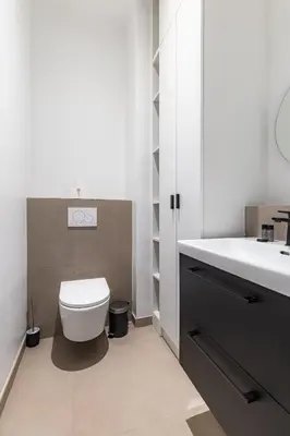 Salle de bains dans l'établissement Appartement de prestige climatisé