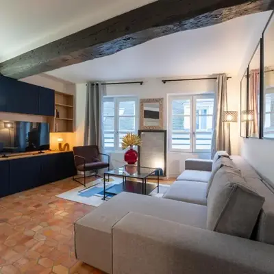 Bright Modern Vintage Renovated Flat In Le Marais