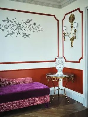 Coin salon dans l'établissement Hôtel Aventure