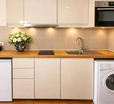 Cuisine ou kitchenette dans l'établissement Charming property - Notre Dame Cathedral