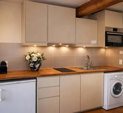 Cuisine ou kitchenette dans l'établissement Charming property - Notre Dame Cathedral