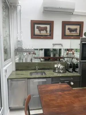 Cuisine ou kitchenette dans l'établissement ATELIER D artiste sur L Ile Saint Louis