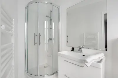 Salle de bains dans l'établissement Spacious and comfortable studio in Bastille