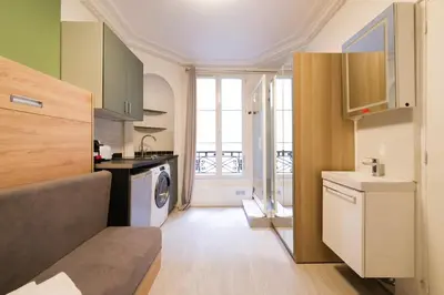 Cuisine ou kitchenette dans l'établissement Sweet Studio - Martyrs Pigalle