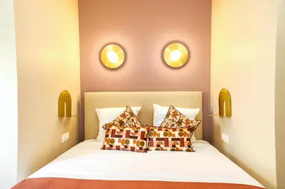 Un ou plusieurs lits dans un hébergement de l'établissement Cozy and well arranged studio - Pereire