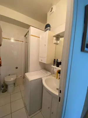 Salle de bains dans l'établissement Quiet Furnished Studio in Neuilly