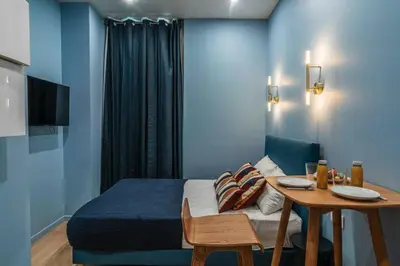 Un ou plusieurs lits dans un hébergement de l'établissement Air-conditioned & comfortable studio - Batignolles side