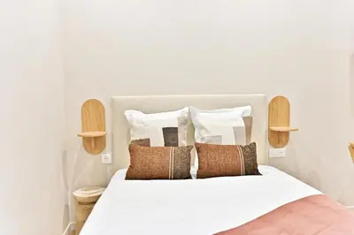 Un ou plusieurs lits dans un hébergement de l'établissement Air-conditioned & comfortable studio in Paris 17