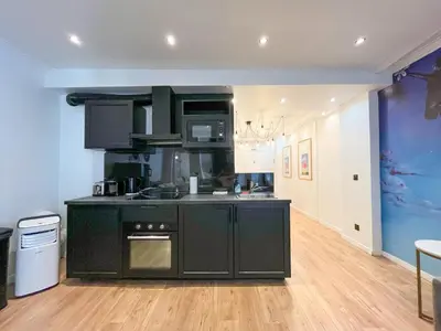 Cuisine ou kitchenette dans l'établissement Urban Flat 105 - Haussmann Opera 4 bedrooms apartment