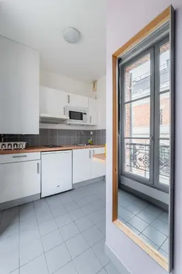 Cuisine ou kitchenette dans l'établissement 304 - Charmant studio jardins des plantes -Paris 5