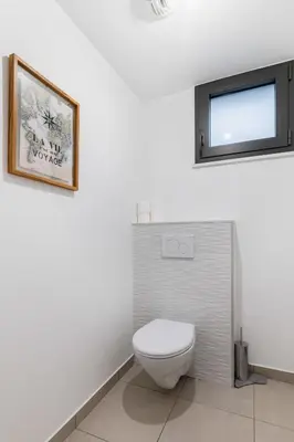 Salle de bains dans l'établissement Duplex lumineux avec terrasse Courbevoie - 6P