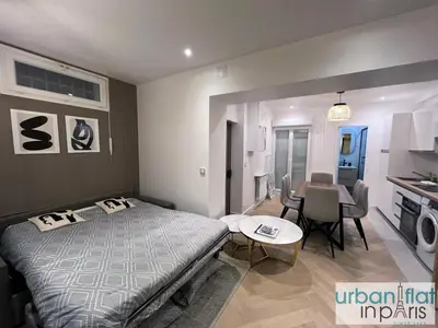 Cuisine ou kitchenette dans l'établissement UrbanFlat 178 - Cosy 2 Bedroom in the center of Paris