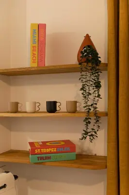 Bibliothèque dans l'appartement
