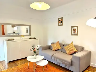 Cuisine ou kitchenette dans l'établissement Montrouge Cocon Studio Teletravail Metro L4