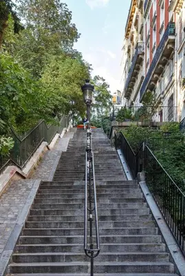 Plan de l'établissement Beautiful apartment with Sacré-Coeur view in Paris