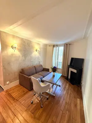 Télévision ou salle de divertissement dans l'établissement Appartement Peclet Tour Eiffel