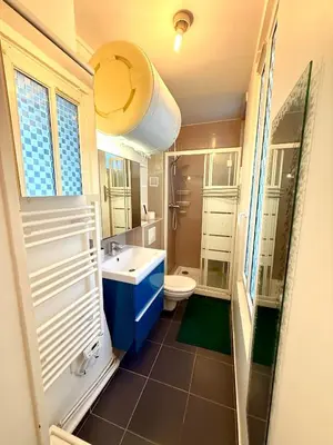 Salle de bains dans l'établissement Appartement Peclet Tour Eiffel