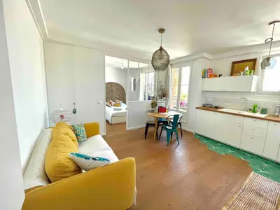 Coin salon dans l'établissement Le Marais - Perle rare