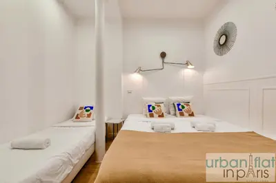Plan de l'établissement UrbanFlat 34 - Beautiful 3 Bedrooms Paris Louvre